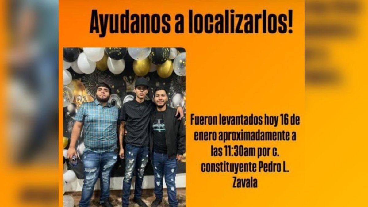 Reportan el “levantón” de tres jóvenes en el sector El Palmito de Culiacán
