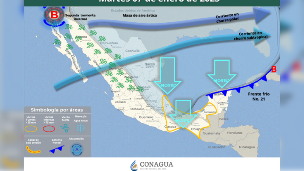 ¡Regresan las lluvias! Segunda tormenta invernal traerá además consigo días más frescos a Sinaloa
