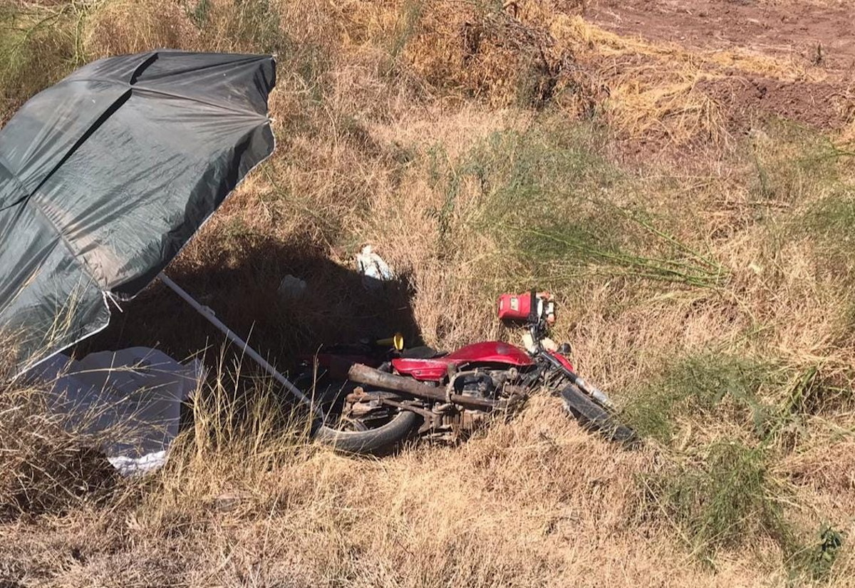 Leonel Armando pierde la vida tras accidente de moto en El Tigre, Navolato