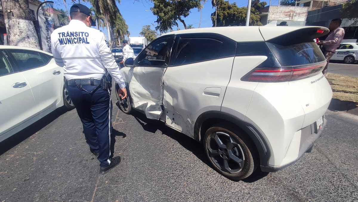 Accidente en el sector centro de Los Mochis deja una persona lesionada