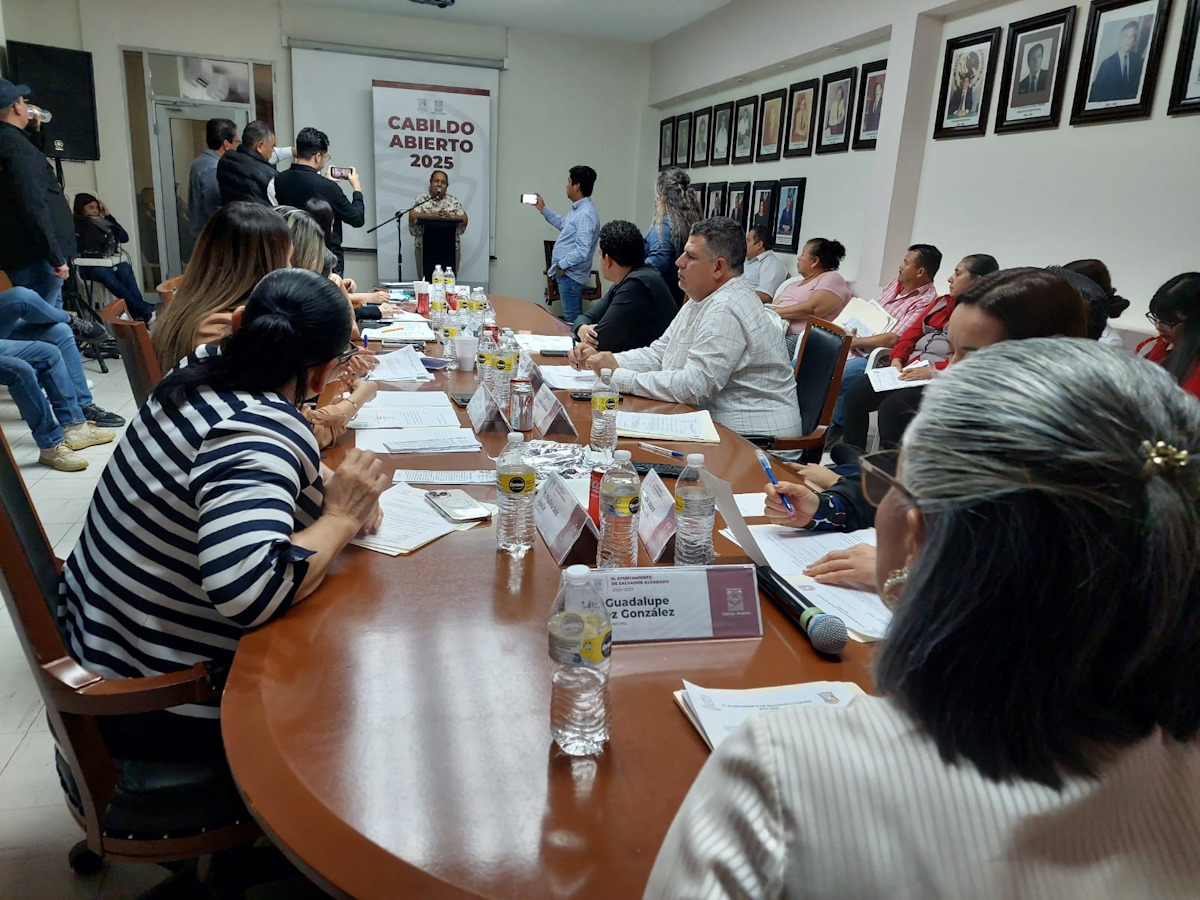 Realizan en Salvador Alvarado el primer Cabildo Abierto; priorizarán peticiones con sentido social