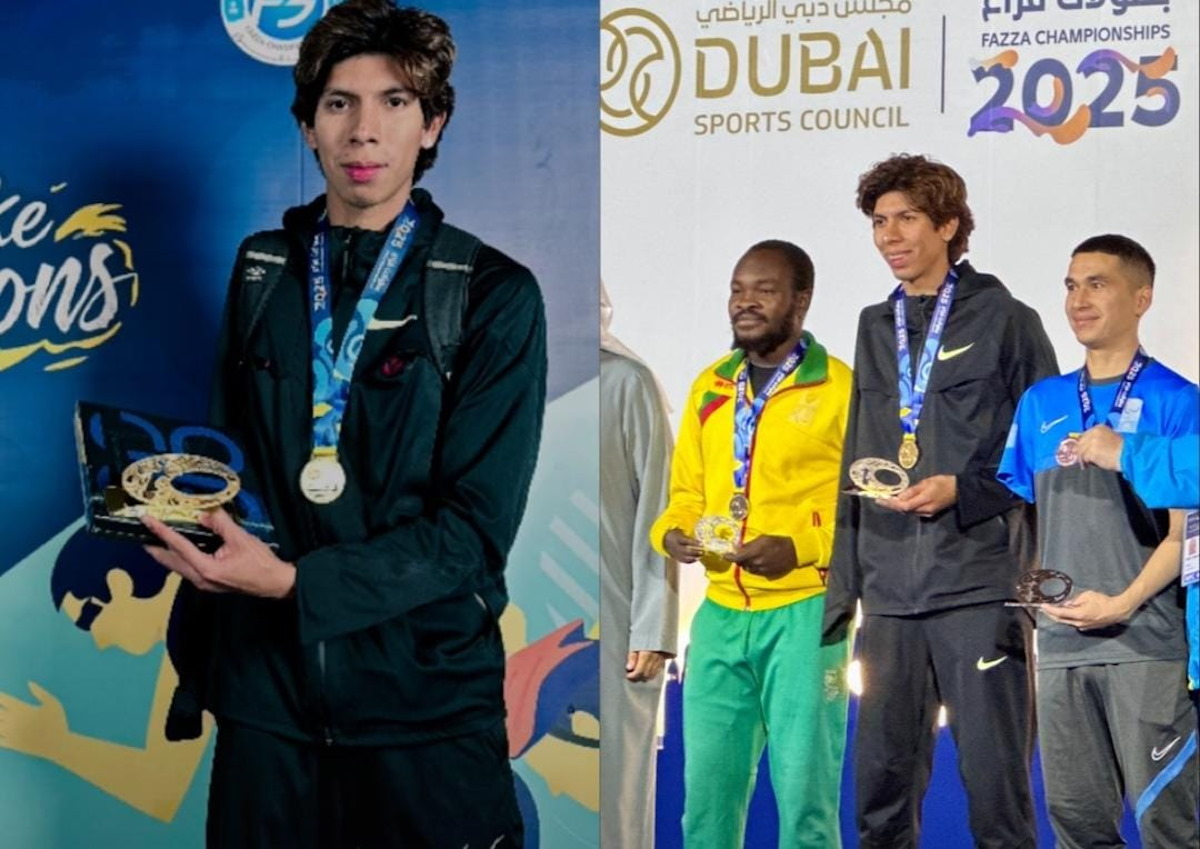 ¡Oro sinaloense! El guasavense Jesús Jauregui gana oro en Grand Prix de Paratletismo en Dubai