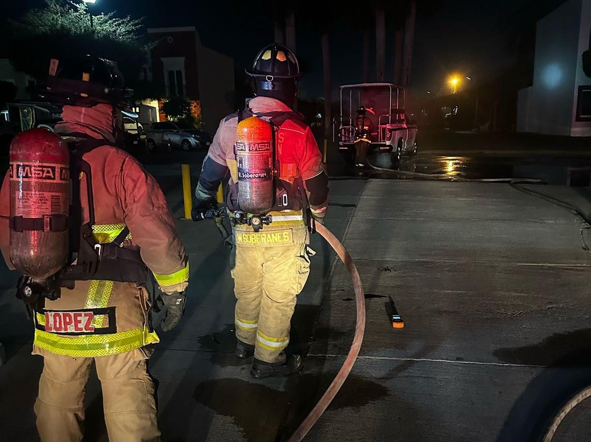 Se registra fuga de gas en un vehículo de transporte en Mazatlán
