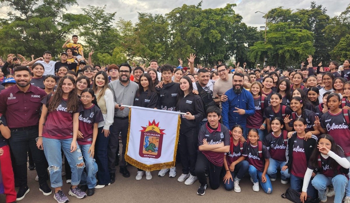 Abanderan a la delegación de Culiacán rumbo a Estatales de Nacionales Conade 2025