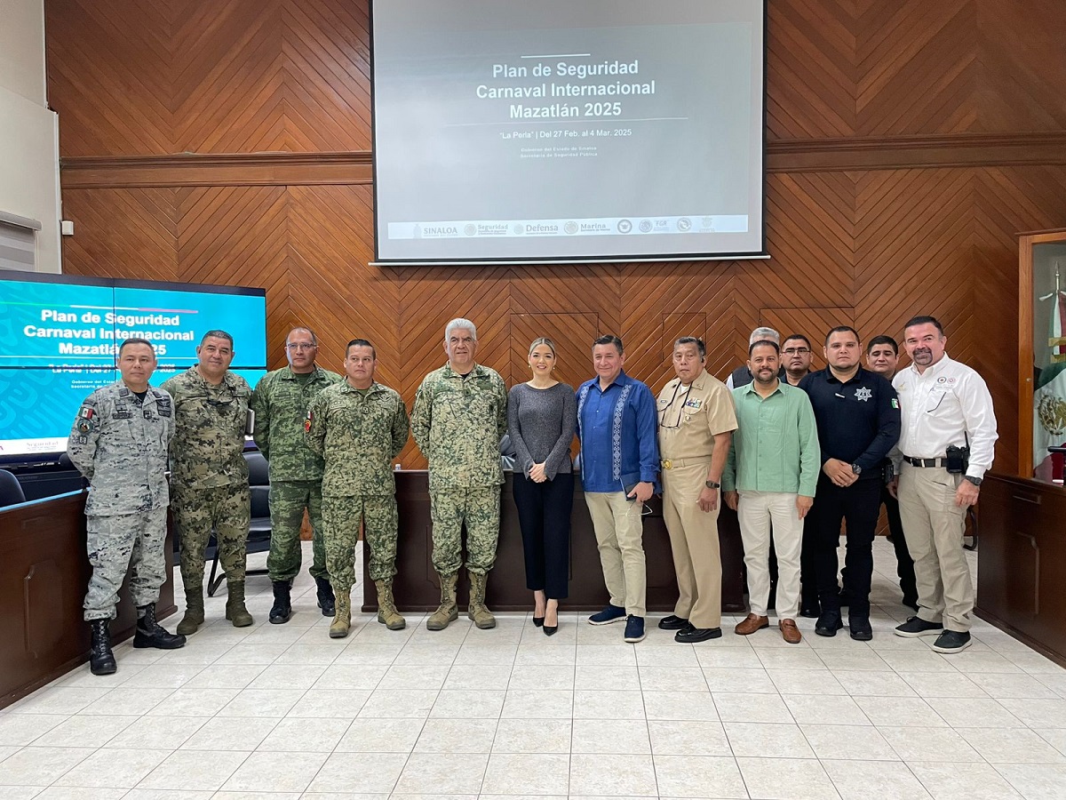 Afinan detalles de seguridad para el Carnaval Internacional de Mazatlán 2025