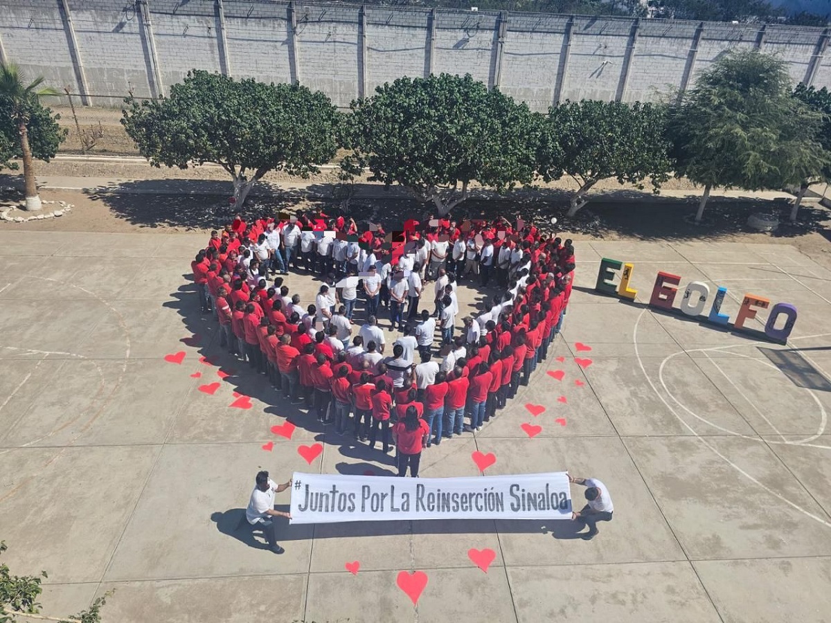 No solo esculques, en penales de Sinaloa también celebran el Amor y la Amistad