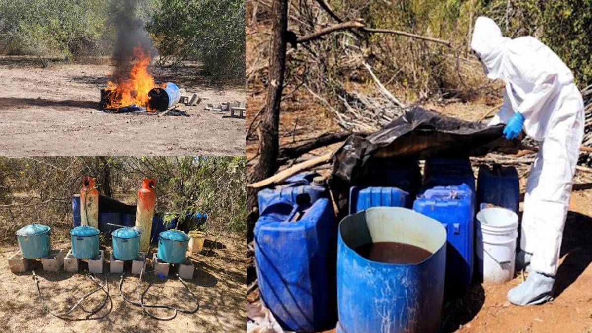 ‘Golpe’ de más de 500 mdp: Aseguran laboratorio clandestino en Culiacán