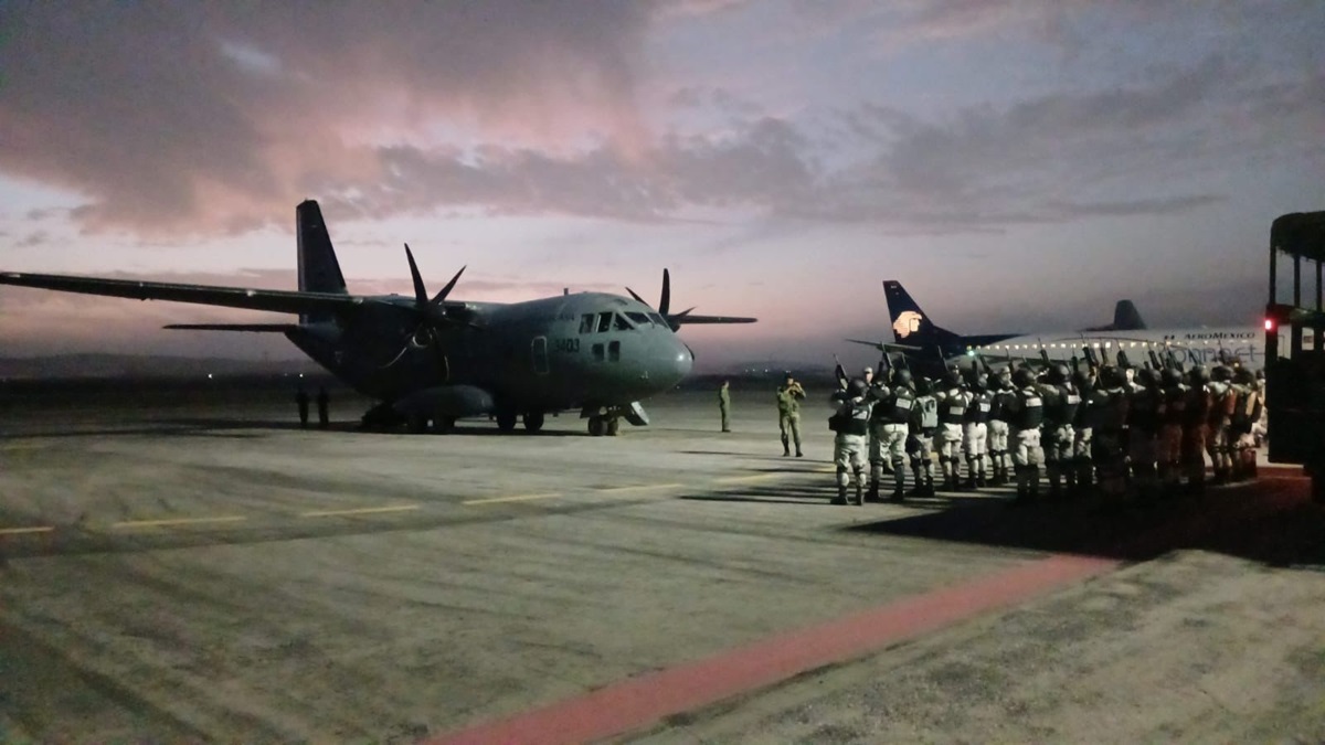 Como lo prometió Sheinbaum a Trump, 10 mil agentes de la GN y el Ejército se concentran en la frontera norte