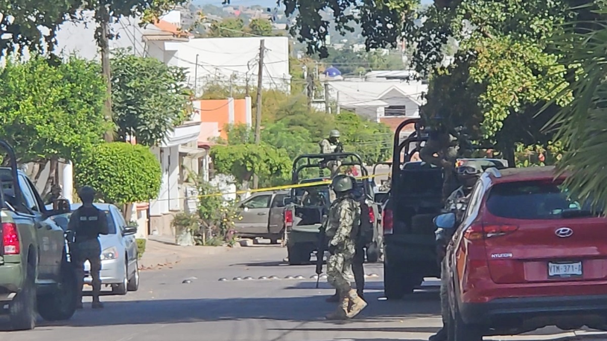 Balacera en la colonia Aurora de Culiacán