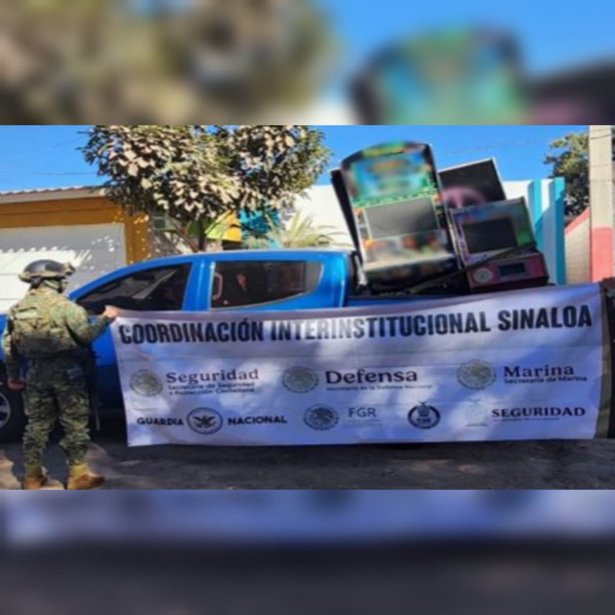 Tras cateo, aseguran casa, vehículos, cartuchos y máquinas tragamonedas en Costa Rica, Culiacán