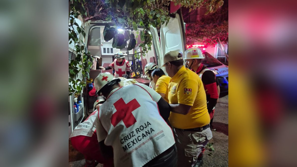 Ciclista pierde el control en el Cerro del Vigía y cae en el patio de una vivienda