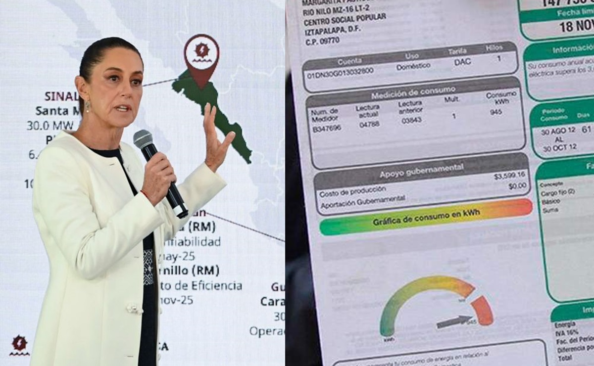 Explica Sheinbaum por qué no se estandarizan las tarifas de la luz eléctrica de la CFE