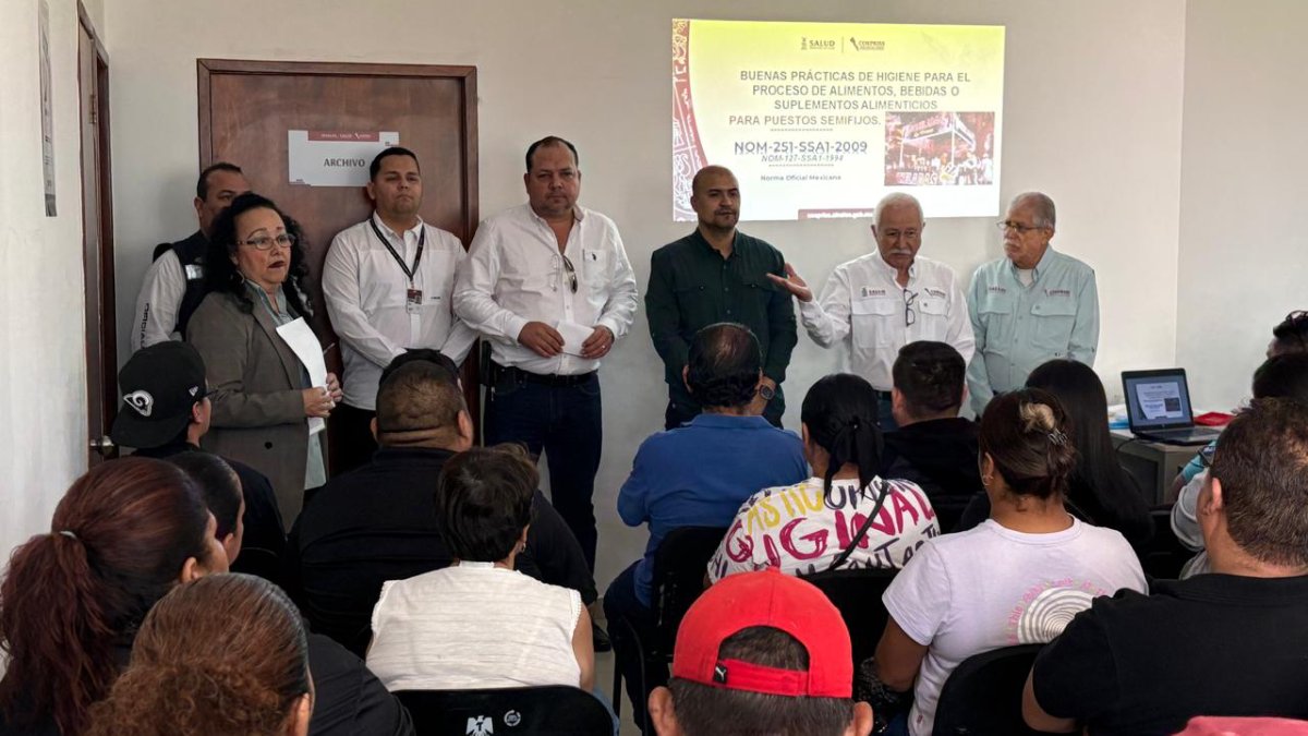 Arranca Coepriss curso en manejo de alimentos que se ofertarán en el Carnaval de Mazatlán