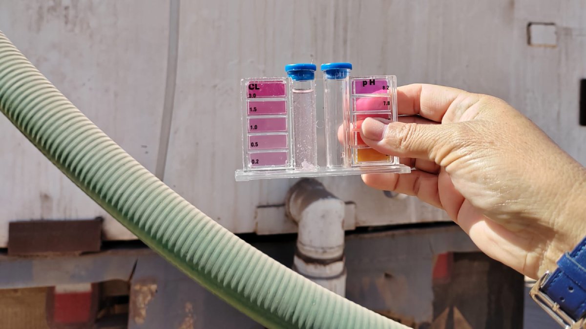 Coepriss realizó análisis de calidad del agua