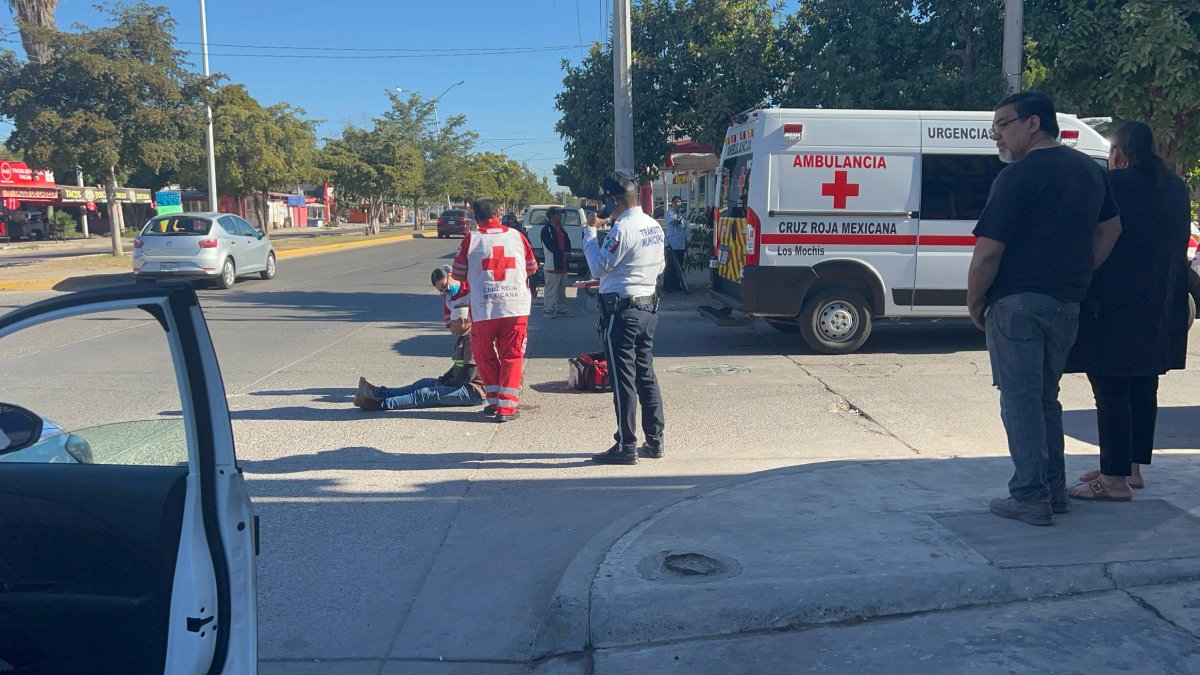 Arrollan a motociclista en el Chamizal, Los Mochis