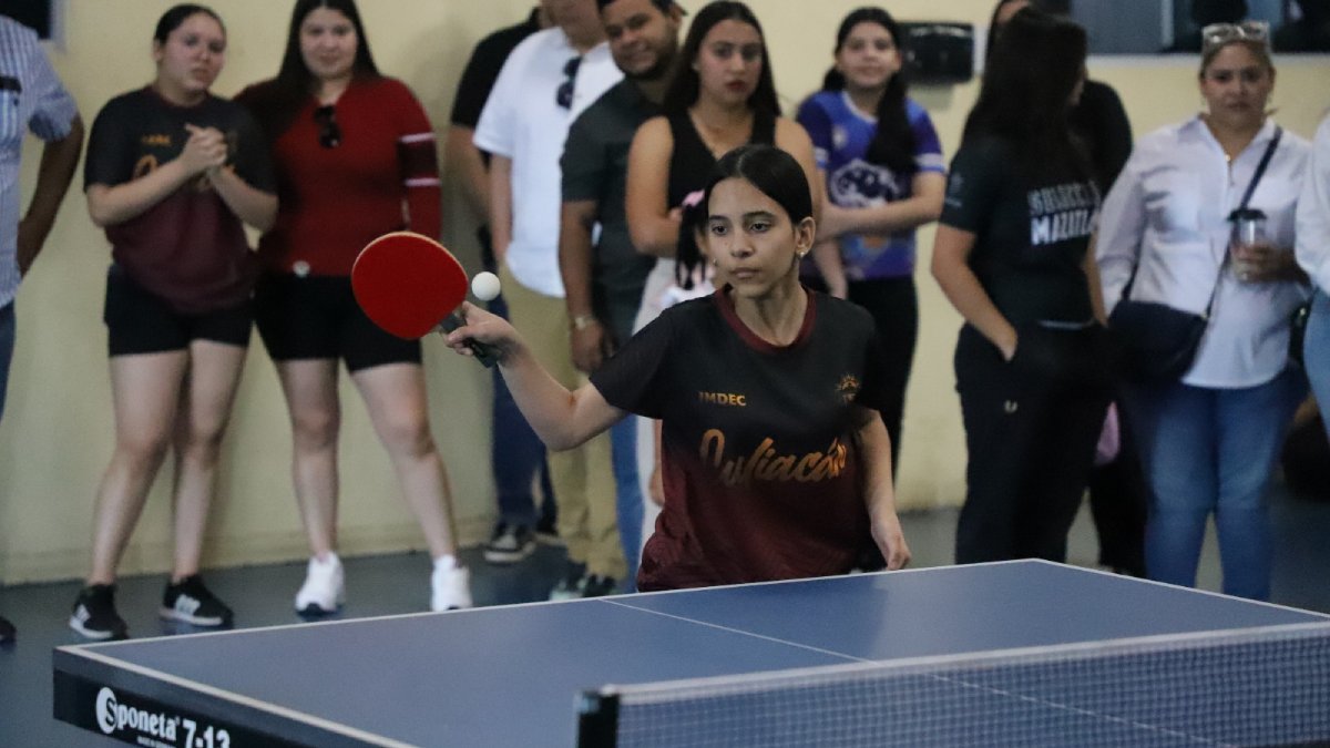 Culiacán domina el tenis de mesa en estatal de Nacionales Conade 2025