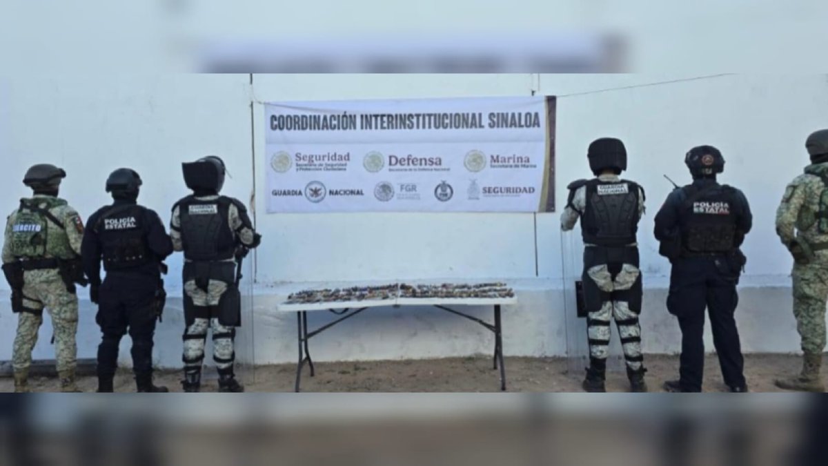 Armas blancas, lo decomisado en el penal de Goros II, Ahome (FOTO)