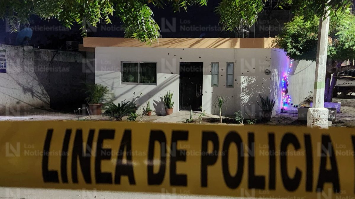 Disparan contra la fachada de un domicilio en la colonia 21 de Marzo, en Culiacán