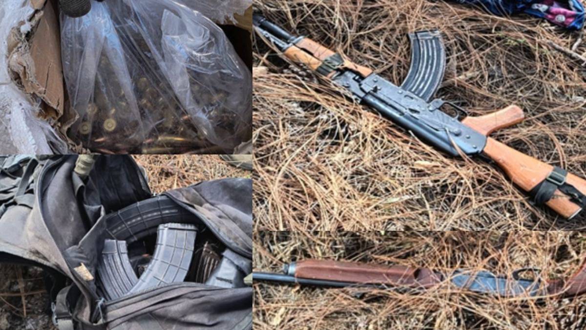 Ejército Mexicano asegura armas y municiones en Concordia