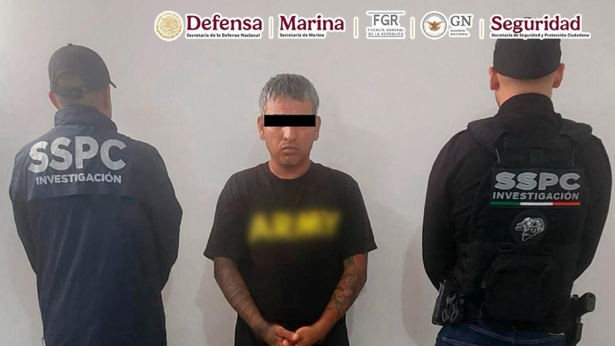 ¡Pretendía colocar explosivos en oficinas de procuración de justicia! Era “El Gato” el detenido por la Marina en Mazatlán