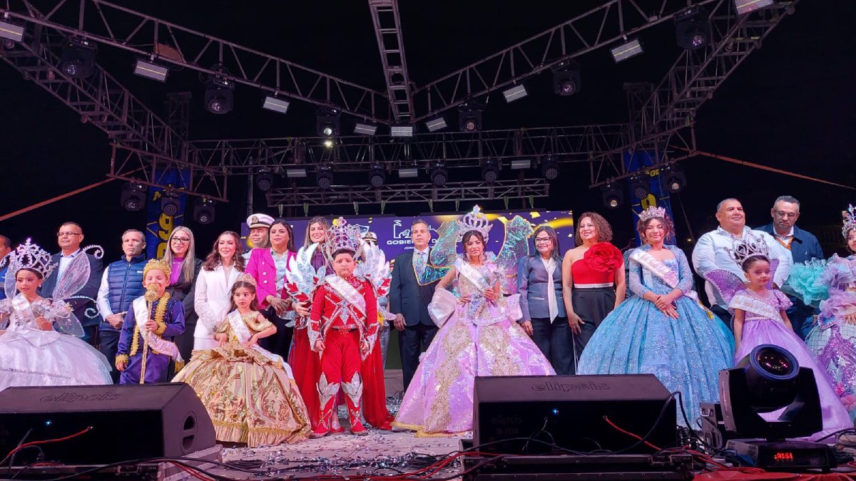Con la coronación de reinas y reyes infantiles, inauguran el ‘Carnaval Encuentro de Hadas Topolobampo 2025’