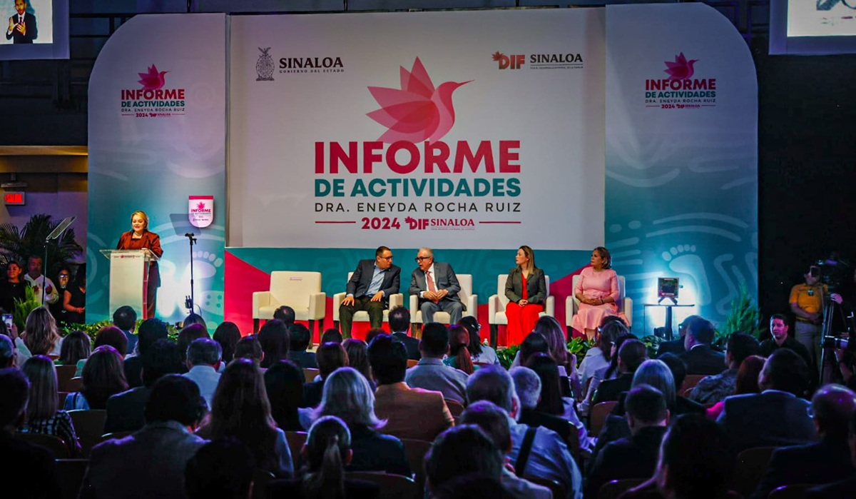 “Trabajamos por el Bienestar de Sinaloa”; presenta Eneyda Rocha Informe de Actividades 2024 del Sistema DIF Sinaloa