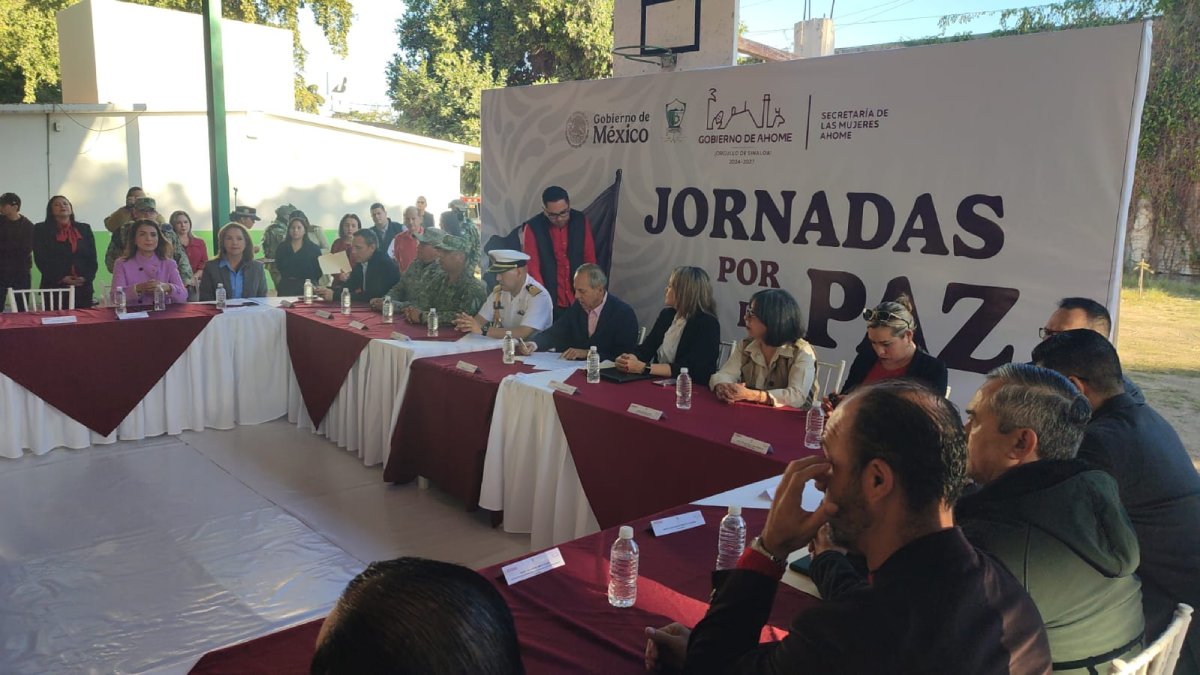 Arranca en Sinaloa jornada por la paz; Ahome es punta de lanza de este programa que promueve Claudia Sheinbaum
