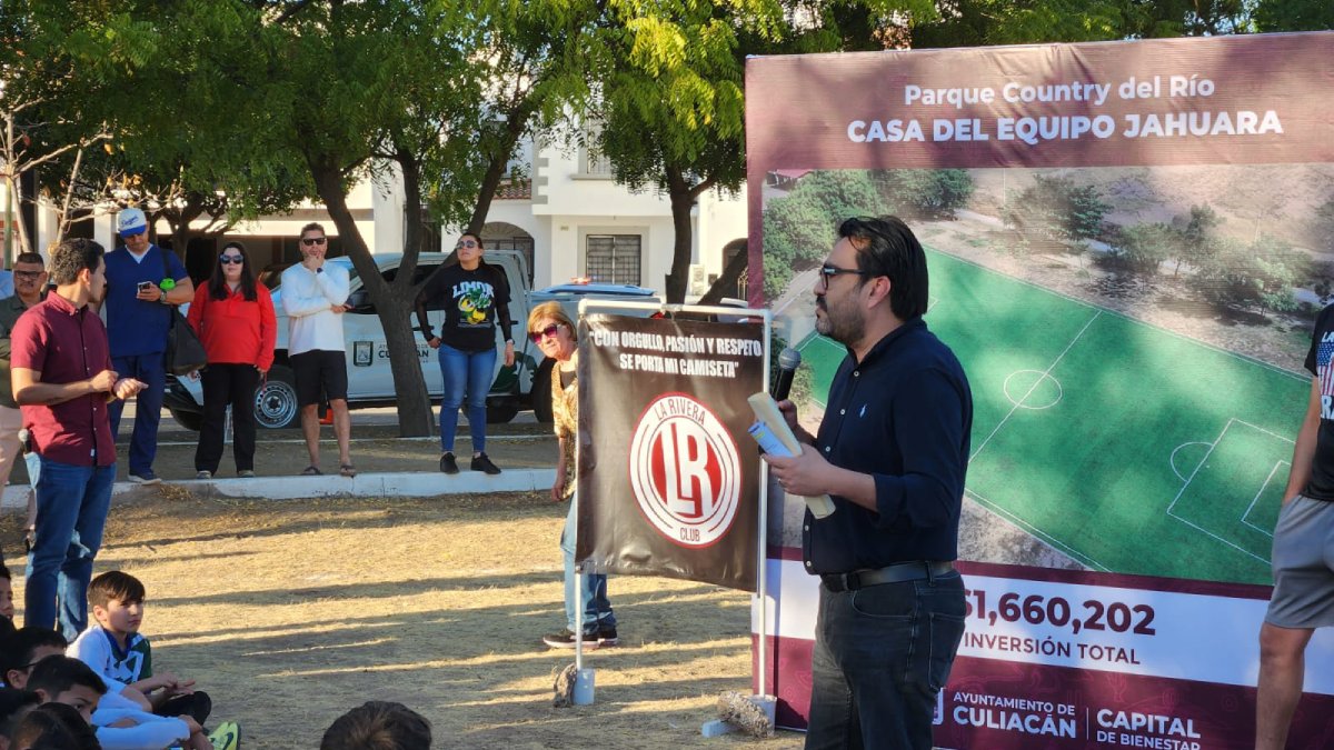 Construir unidades deportivas, es construir espacios para la paz: Gámez Mendívil 