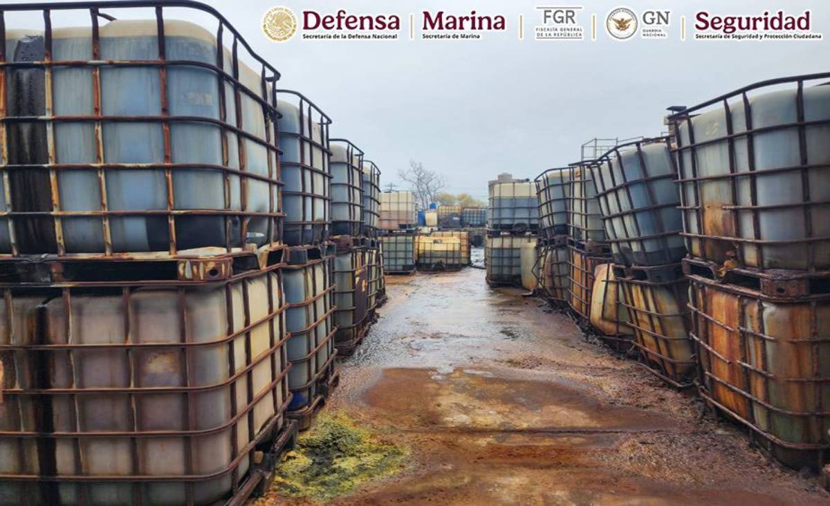 Desmantelan laboratorio clandestino y aseguran precursores químicos en García, Nuevo León