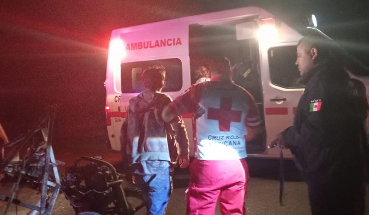 Menor en motocicleta resulta lesionado al ser arrollado por un vehículo en Guasave