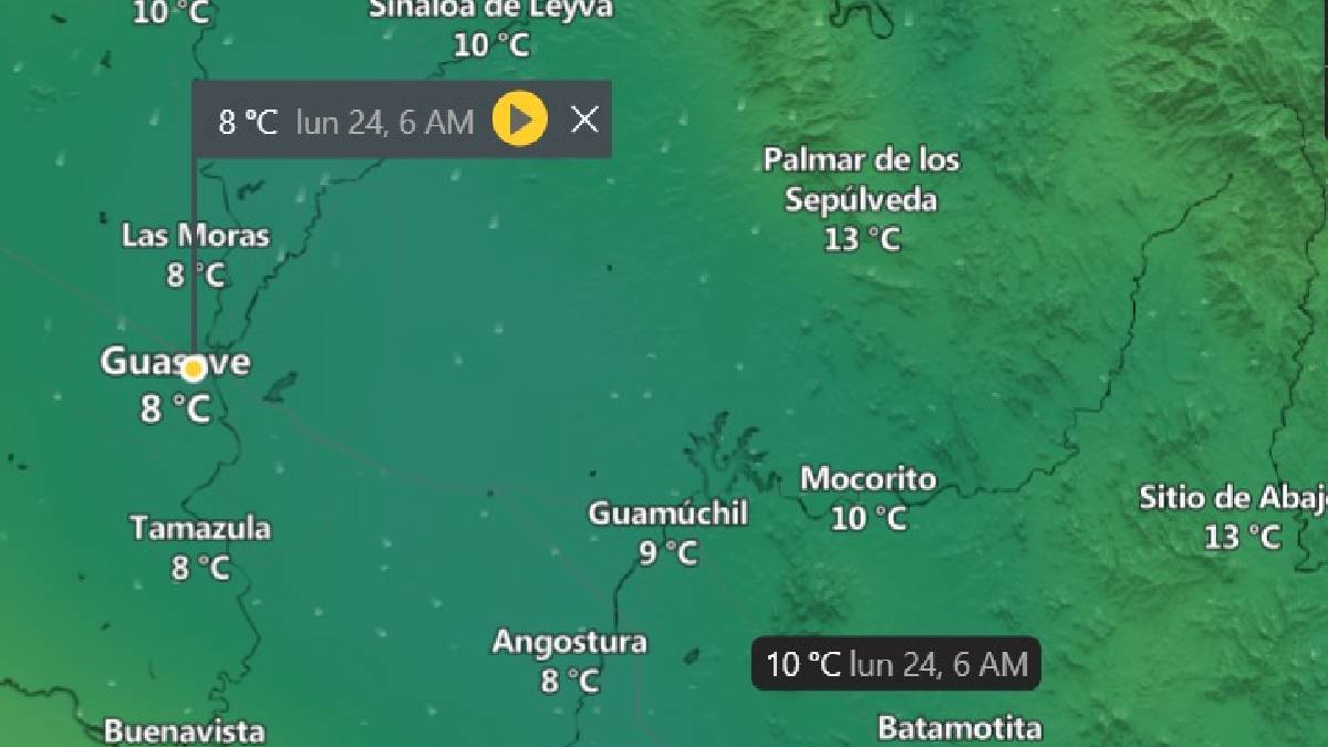 ¡Sin demasiados efectos! Nuevo frente frío se aproxima a la frontera noroeste y norte del país