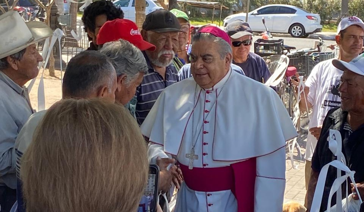 Ora el Obispo Jesús José Herrera por la sequía y la inseguridad que azota a Sinaloa