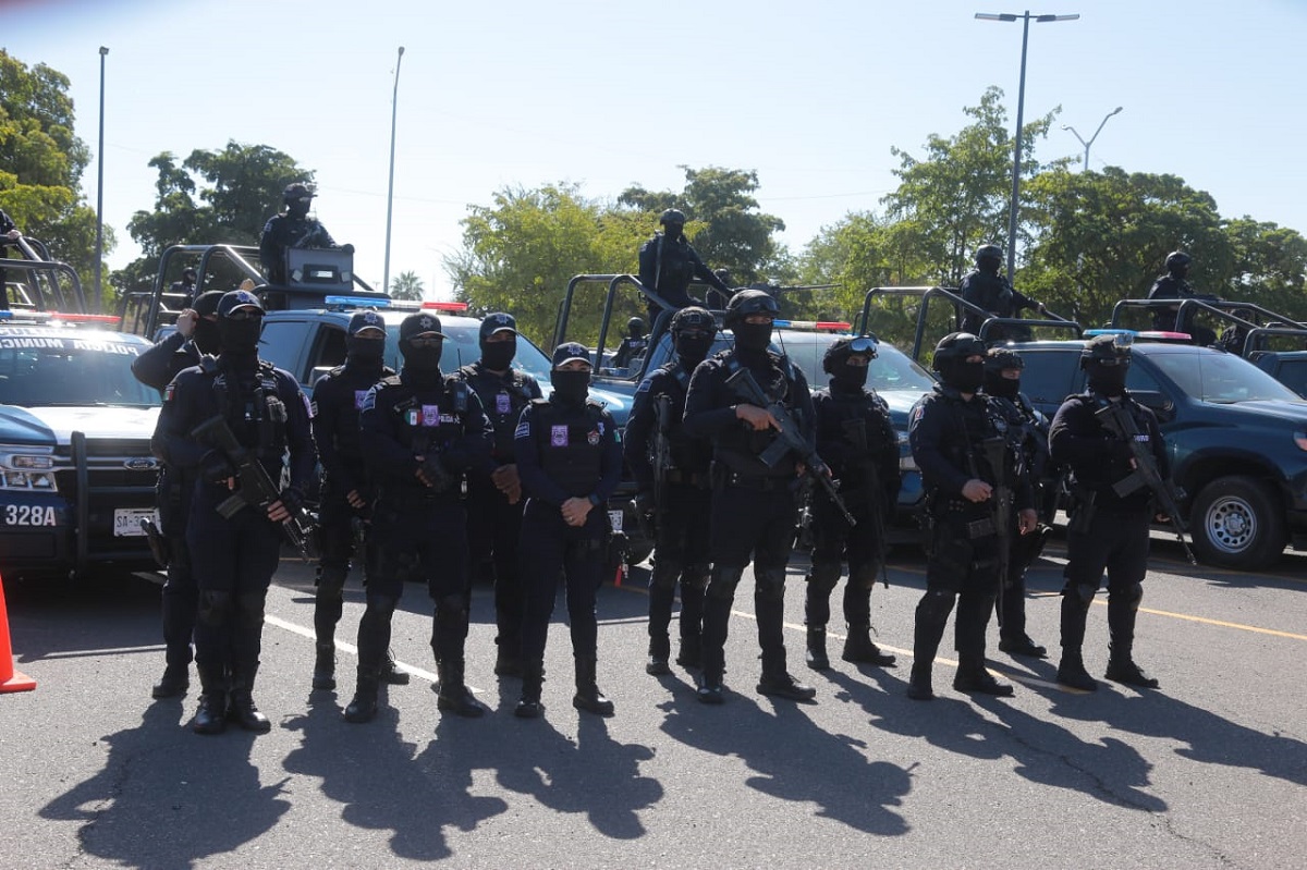 Implementan operativo policíaco por el Día del Amor y la Amistad, en Culiacán
