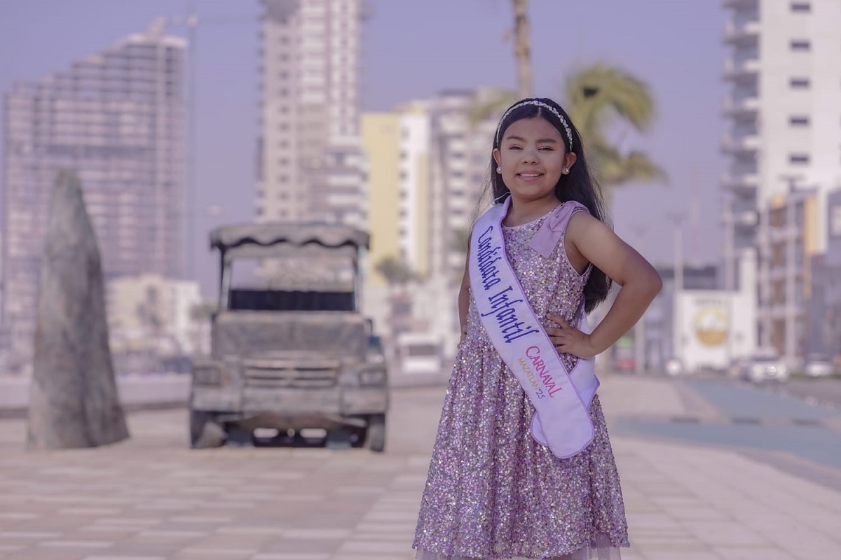 Ángela Salazar, desde pequeña deseó ser la Reina Infantil del Carnaval Internacional de Mazatlán