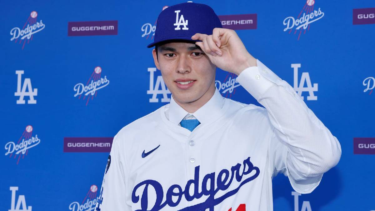 Roki Sasaki ya conoce su fecha de debut con los Dodgers de Los Ángeles