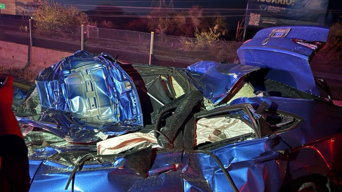 Hay una mujer delicada tras accidente en frente al penal de El Castillo, en Mazatlán: SSA
