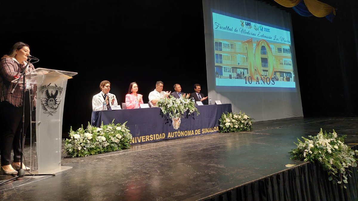 ¡De Fiesta! Facultad de Medicina de la UAS Extensión Culiacán, celebra 10 años de fundación en Los Mochis
