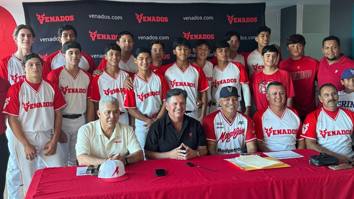 Venados de Mazatlán presenta su academia de beisbol en celebración de su 80 aniversario