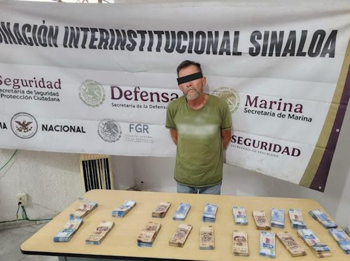 Detienen a sujeto que traía 1 millón de pesos, además de droga en San Ignacio