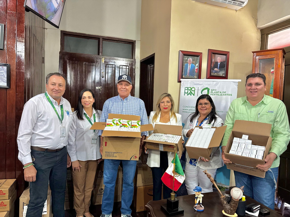Dona Proman GPO 100 mil pesos en medicamento al ayuntamiento de El Fuerte, para comunidades indígenas