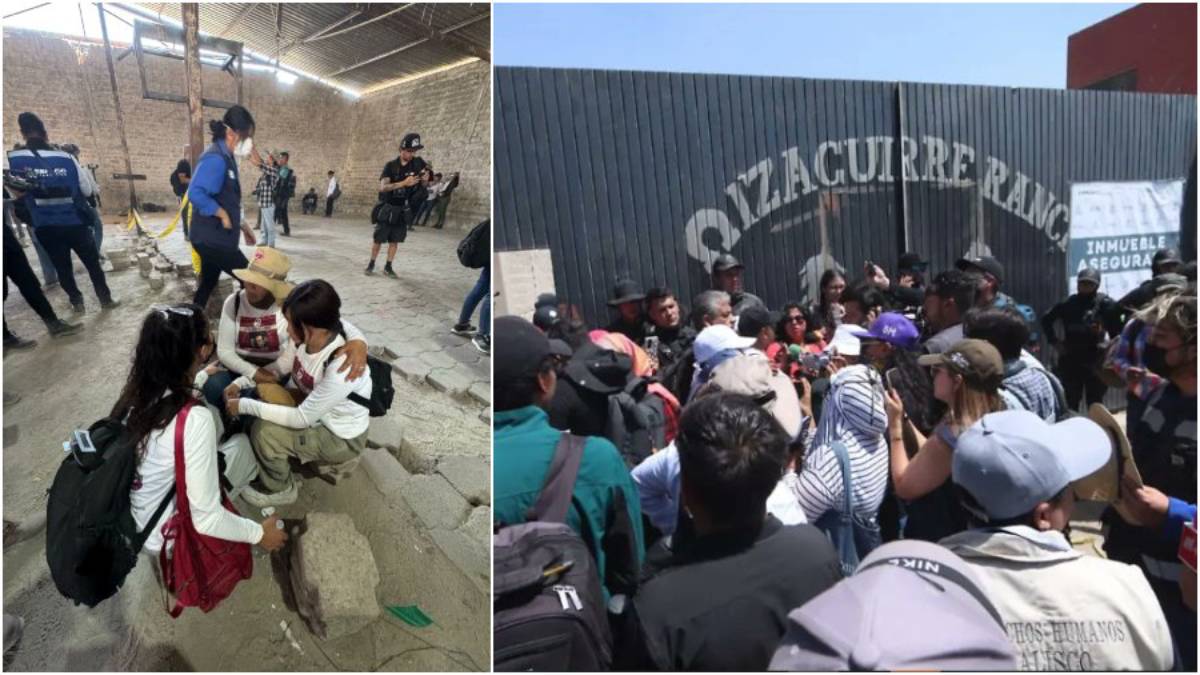 FGR abre el rancho Izaguirre; madres buscadoras irrumpen en busca de respuestas