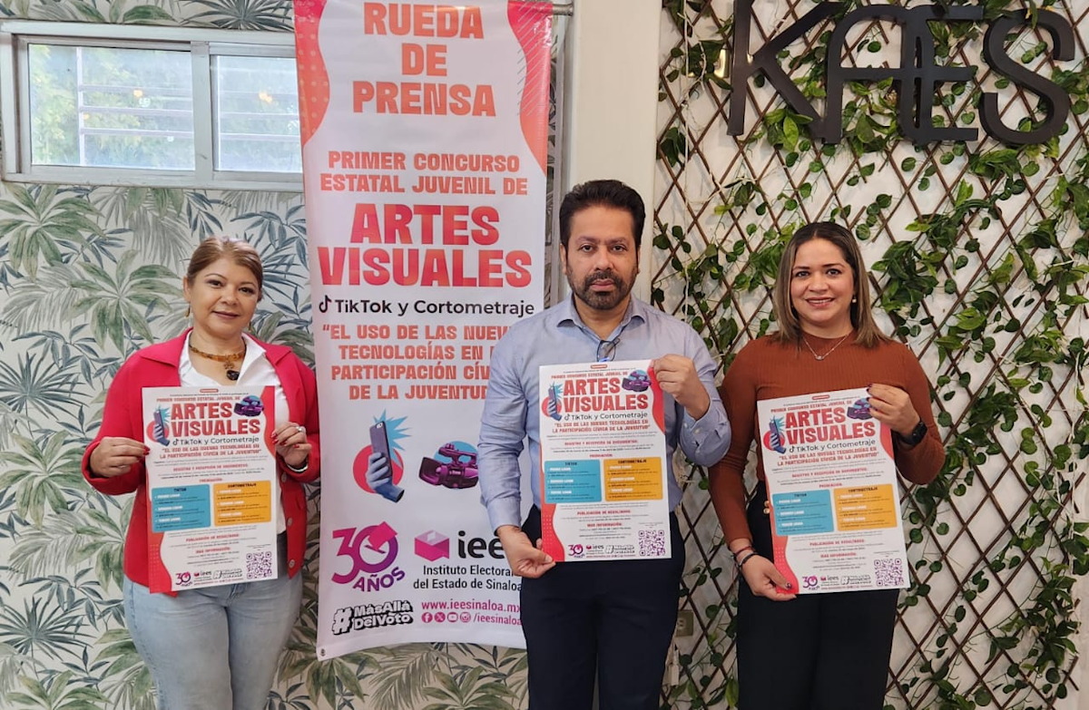 Invita IEES a la juventud a participar en el ‘Concurso Estatal de Artes Visuales, Tik Tok y Cortometraje’