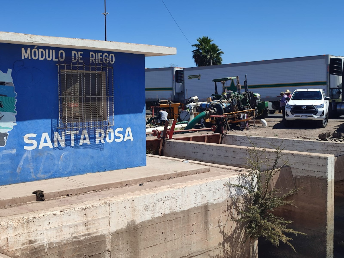 Módulo Santa Rosa saldrá bien en los riegos programados en este ciclo, sólo queda pendiente una de auxilio al maíz