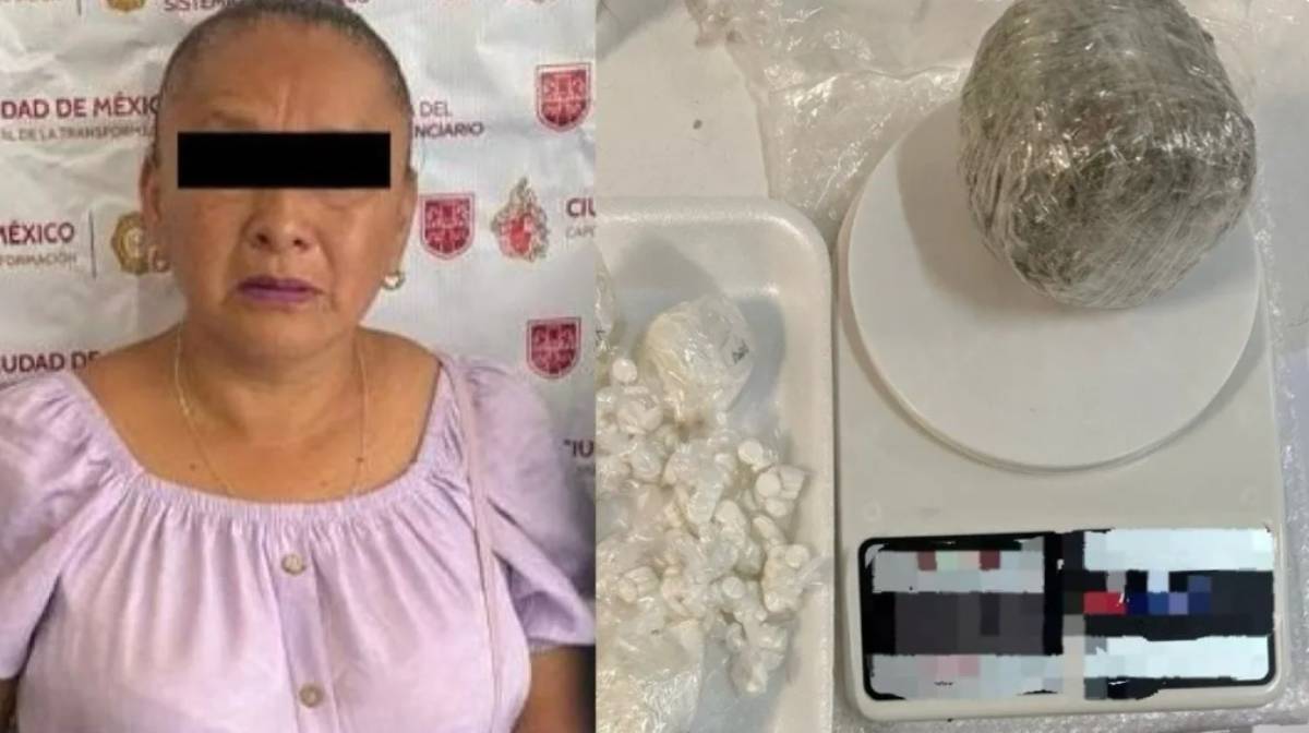 Mujer intenta pasar droga al penal de Santa Martha Acatitla y es detenida