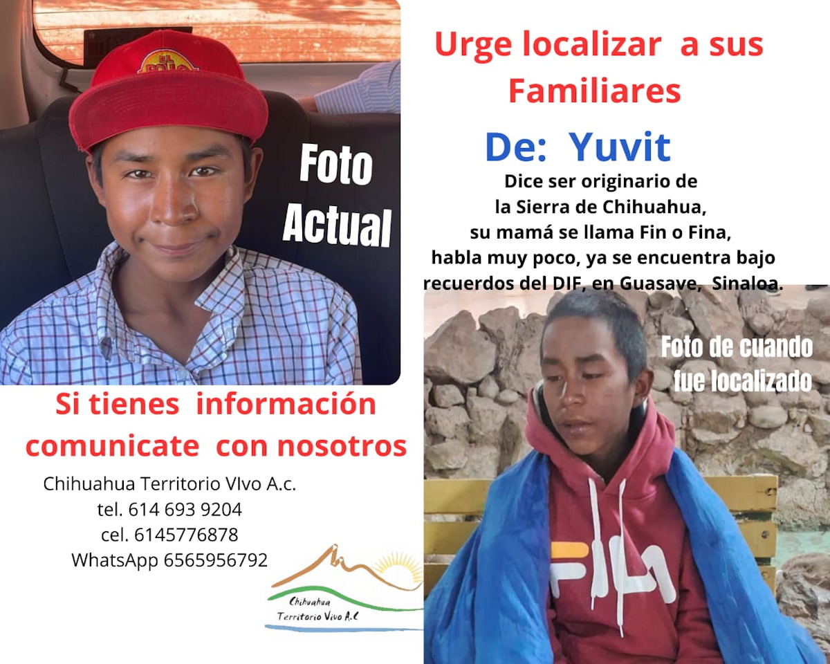 ¿Lo conoces? Piden compartir foto de niño localizado en Guasave, se presume es de Chihuahua
