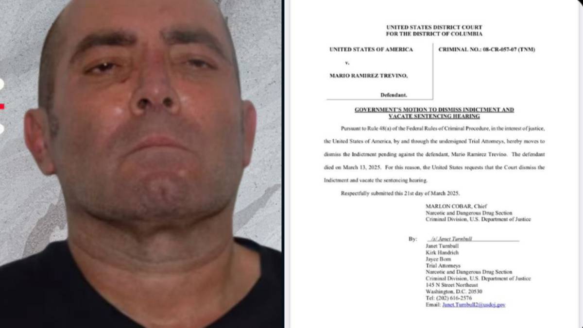 Muere en prisión Mario Ramírez Treviño, alias “X-20”, miembro del Cártel del Golfo