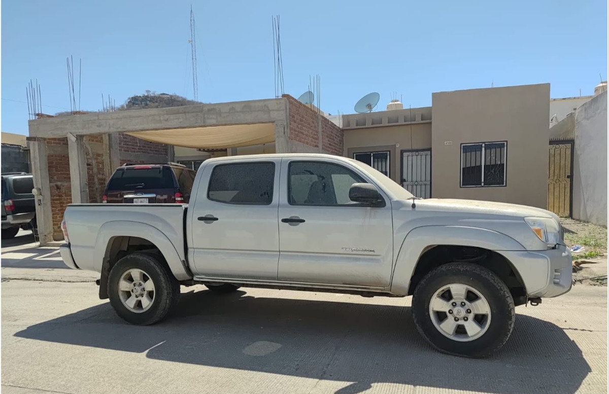 Recuperan en Culiacán una Tacoma que había sido robada en Estados Unidos