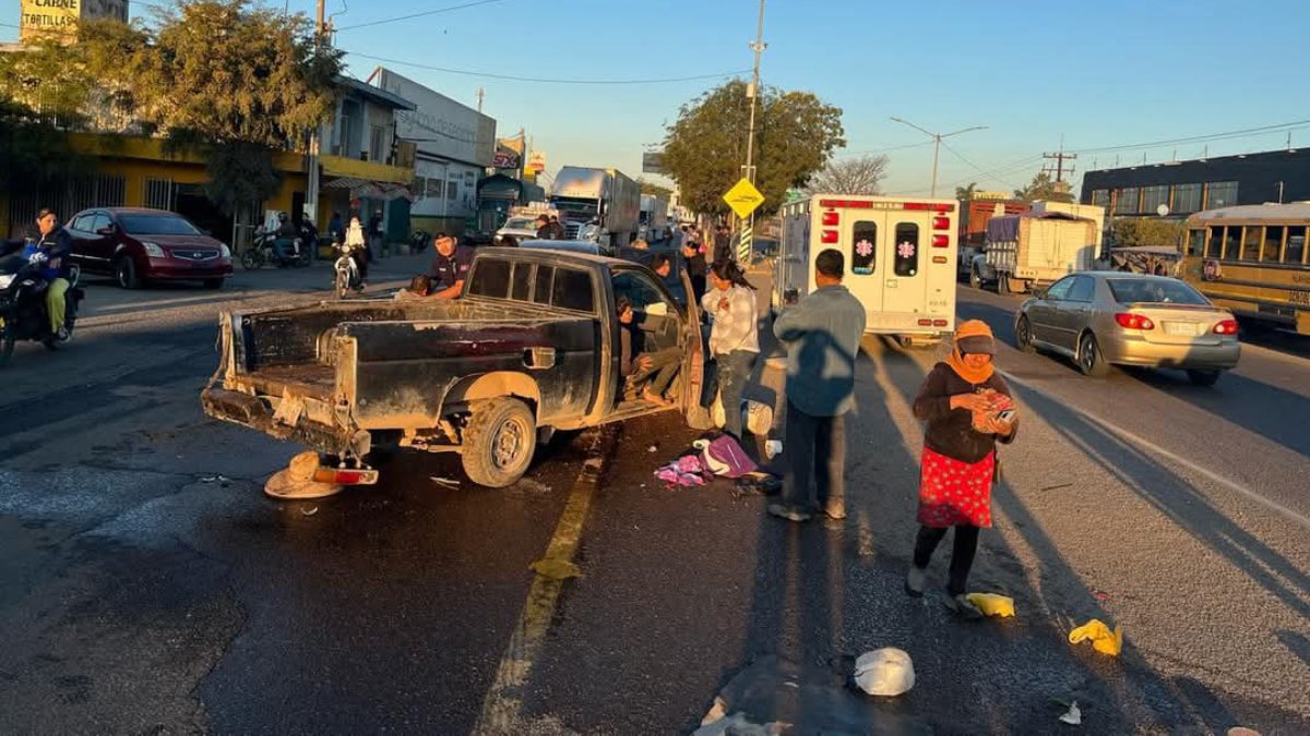 Aparatoso choque deja siete lesionados en Villa Unión