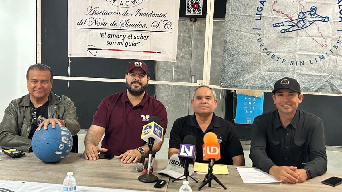 Lista la Liga Estatal de Goal Ball de Ciegos y Débiles Visuales del Estado de Sinaloa 2025