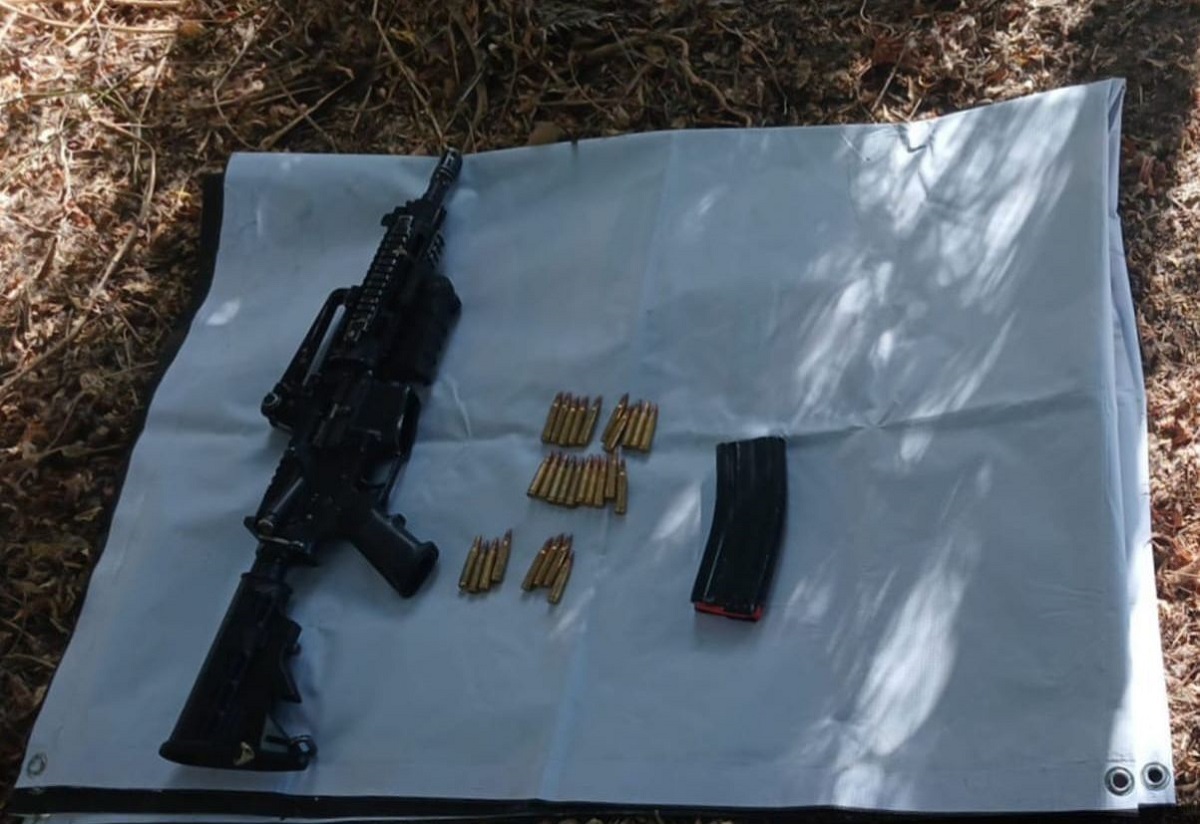 Aseguran un arma larga, cartuchos y un cargador en Villa Juárez, Navolato